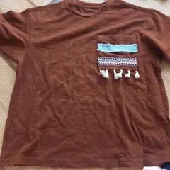 THE SHOP TK ブラウン半袖 Tシャツ 140