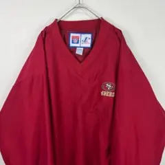 00s プロチーム ナイロンプルオーバー ナイロンジャケット 赤
