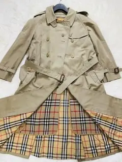 格安 Burberry バーバリー トレンチコート ライナー ベルト付き 白タグ