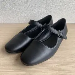 美品　THE ROW ザ　ロウ　フラットシューズ　レザー　23.5㎝　黒