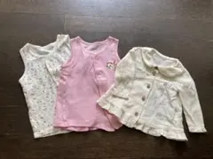 薄手　カーディガン、シャツ　２枚　80