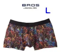♦ワコールブロス♦前閉じ　ハナコトバシリーズ　ブラック（チューリップ）Ｌサイズ