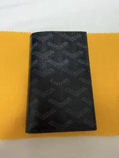 【新品】ゴヤール グルネル パスポートケース ブラック＆ナチュラル 新品】ゴヤール グルネル パスポートケース ブラック
