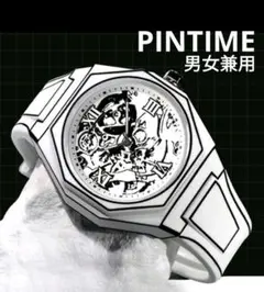 特価中 ■ 新品 PINTIME 漫画デザイン 男女兼用 腕時計