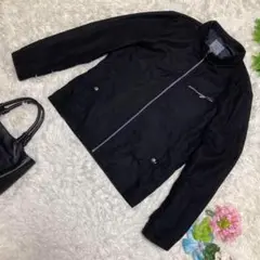 美品　Louis chavlon ブルゾン　黒　ジップアップ　大きめ　メンズ　L