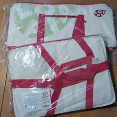 ロピア　保冷バッグ　レギュラー・角型2点セット