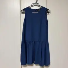 新品同様 To b byアニエスベー ワンピース ネイビー ブルー 386M
