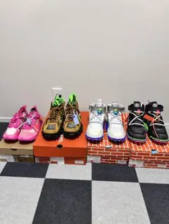 NIKE x off-whiteコラボスニーカー　4種類セット　新品未使用品
