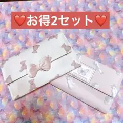 ♡お得2セット♡柔らか可愛い蛇腹ファイル♡