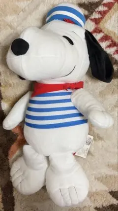 スヌーピー ぬいぐるみ ストライプ