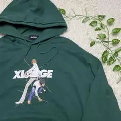 希少 エクストララージ DEATHNOTE&XLARGE パーカー L 緑