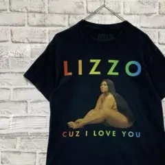 リゾ　ミュージック　ヴィンテージTシャツ！ブラック半袖古着　S13