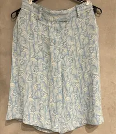 フミエタナカ　fumietanaka ハーフパンツ　パンツ　水色　size2