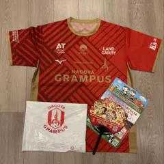 名古屋グランパス 鯱の大祭典 来場特典ユニフォーム うちわチラシ袋 x 2セット