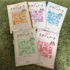 2025年度版『マイペース』5教科全部セット 記名なし マイペース2025年版学宝社 解答と解説 アシスト スタディノート