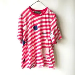 M.&KYOKO エムアンドキョウコ コットンニット 半袖 カットソー