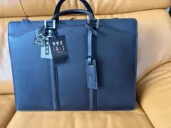 ［値下げ］DAKS ビジネスバッグ ブラック 牛革製