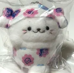 不二家 しろたん ミルキー ぽてぽてキーホルダー ぬいぐるみ