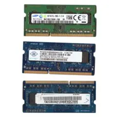 メモリモジュール 3点セット（2G×2,4G×1）
