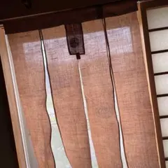 柿渋染暖簾　タペストリー