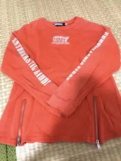 ZIDDY オレンジ 長袖トレーナー