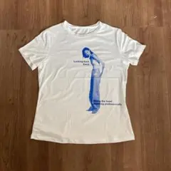 ホワイト Tシャツ グラフィックプリント