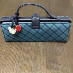 【未使用】familiar ファミリア　メガネケース ファミリア チェック