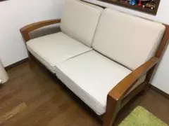 【新品未開封】スキャンティーク　 ソファ　KONISKA 2S 替えカバーのみ SCANTEAK（スキャンティーク）2人掛けソファ 替えカバー（新品未