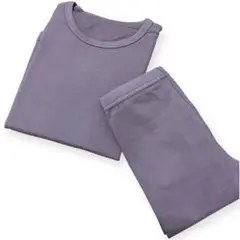 kids パジャマ上下セット パープル 110 無地