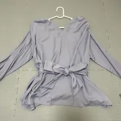 【KBF＋】Vネック 長袖シャツ