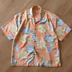Jamaica Jaxx アロハシャツ/シルク100%/A130/古着/XL