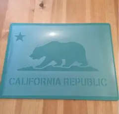 No.59 送料込 ステンシルシート カリフォルニア 国旗 アメリカ US
