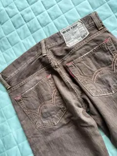 送料込み★EDWINブルートリップ503カラーダメージデニム日本製　size32