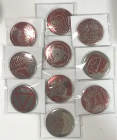 NARUTO 暁 メタルバッジコレクション フルコンプ