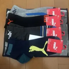 PUMAキッズ靴下4足 23〜25㎝