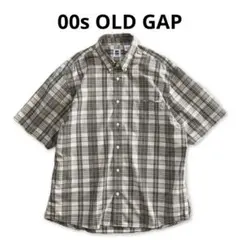 00s OLDGAPチェック柄 半袖シャツ Lサイズ オールドギャップ