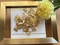 金色メタルチャームセット