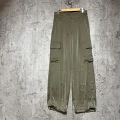 F0414　green label relaxing カーゴパンツ　38　カーキ