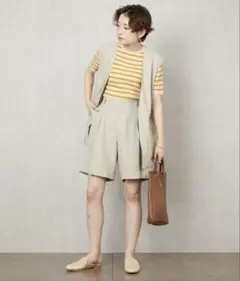 FREAK'S STORE リネンレーヨンショートパンツ
