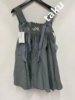 freckle ノースリーブチェックワンピース