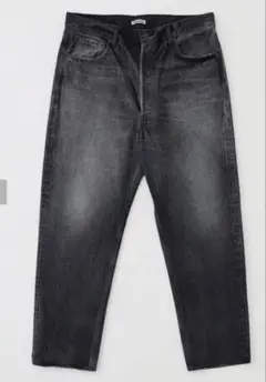 AURALEE 24AW HEAVY DENIM WIDE パンツ ブラック 4