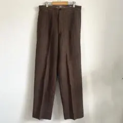 kaptain sunshine シルクツイードスラックス nariwai