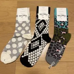 Happy Socksデザインソックス3足セット