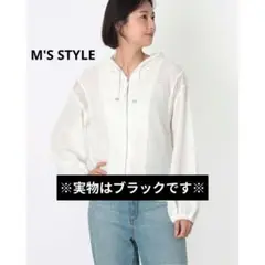 M'S STYLE エムズスタイル 　　ラッセルレースブルゾン