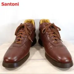 ★定番★サントーニ　レザースニーカー　ミドルカット　Santoni
