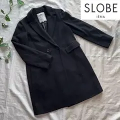 ⭐️SLOBE IENA⭐️スローブイエナ チェスターコート カシミヤ混 ブラック