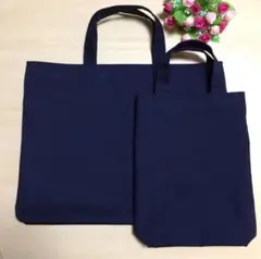 【新品未使用】レッスンバッグ＆シューズバッグ2点セット お受験や習い事などに