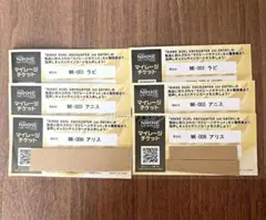 未使用　ラピ　アニス　アリス　勝利の女神NIKKE チケット　3種セット　各2枚