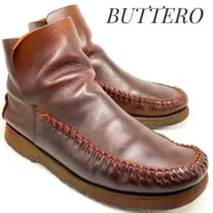 BUTTERO ブッテロ レザーブーツ 茶 ブラウン 約26.0cm