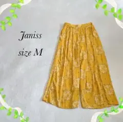 【Janiss】ジャニス(Ｍ)カジュアルワイドパンツウエストゴム バンダナ柄